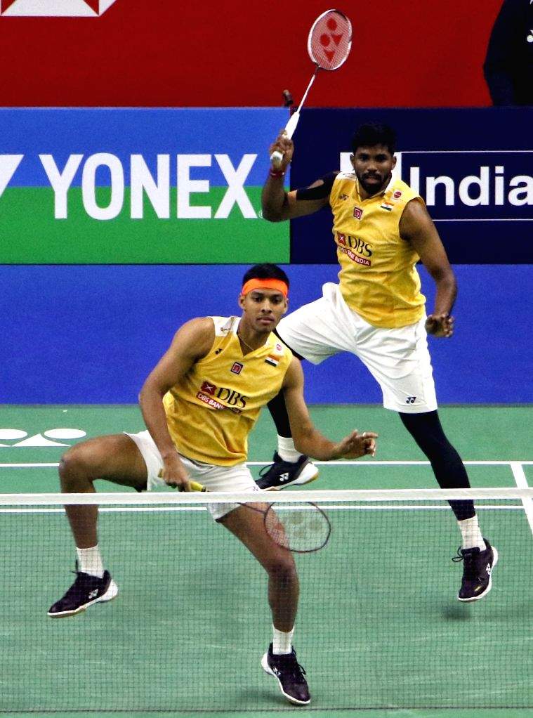 Indian badminton players Satwiksairaj Rankireddy and Chirag Shetty in ...