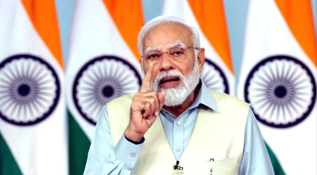 Prime Minister Narendra Modi during the inauguration of the new ...