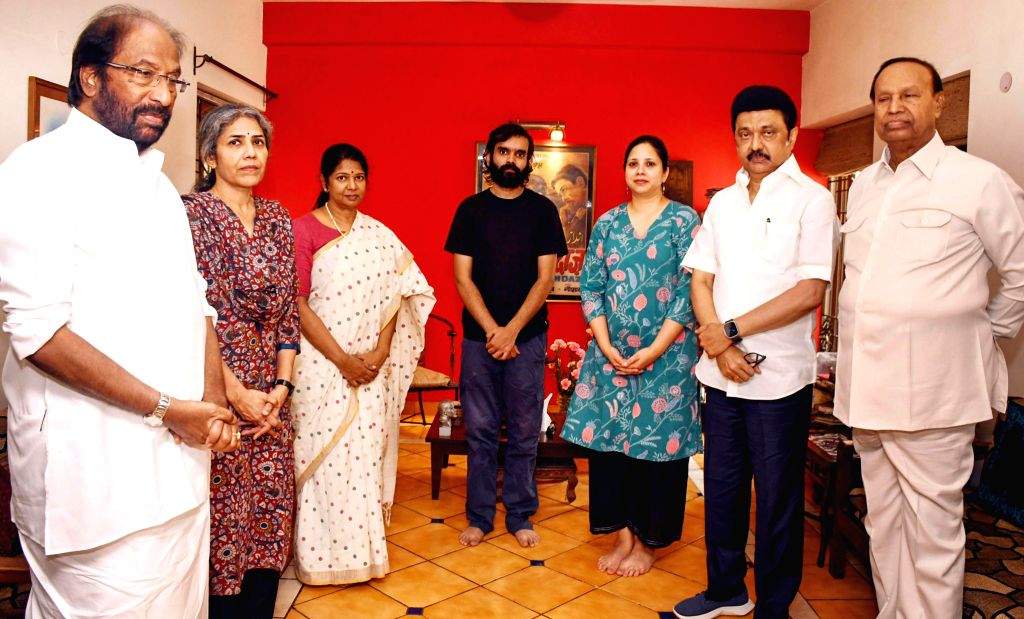 Tamil Nadu CM MK Stalin meets the family members of the late Sitaram ...