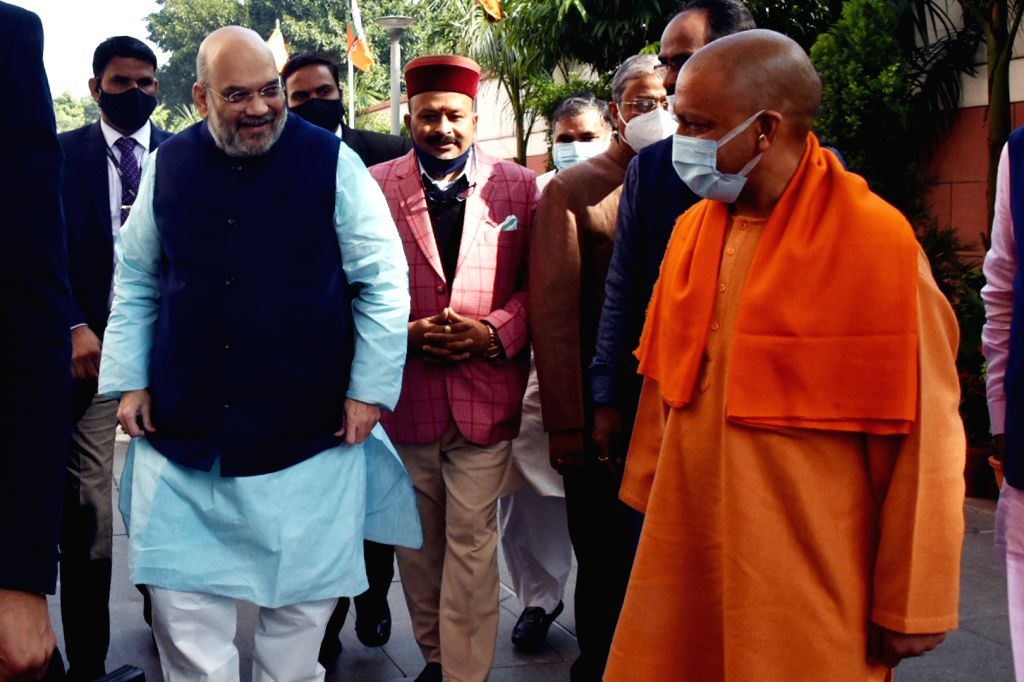 UP Assembly polls: BJP meeting to select candidates underway in Delhi