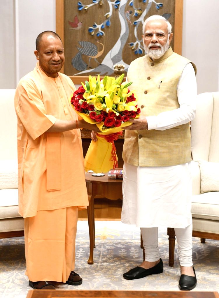 New Delhi : UP CM Yogi Adityanath called on PM Modi