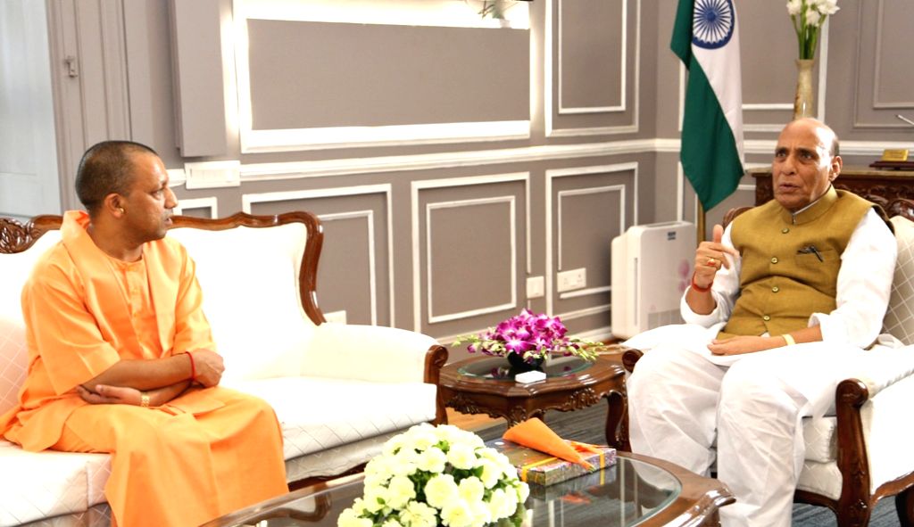 Ensure defence personnel are treated well, Rajnath to UP CM