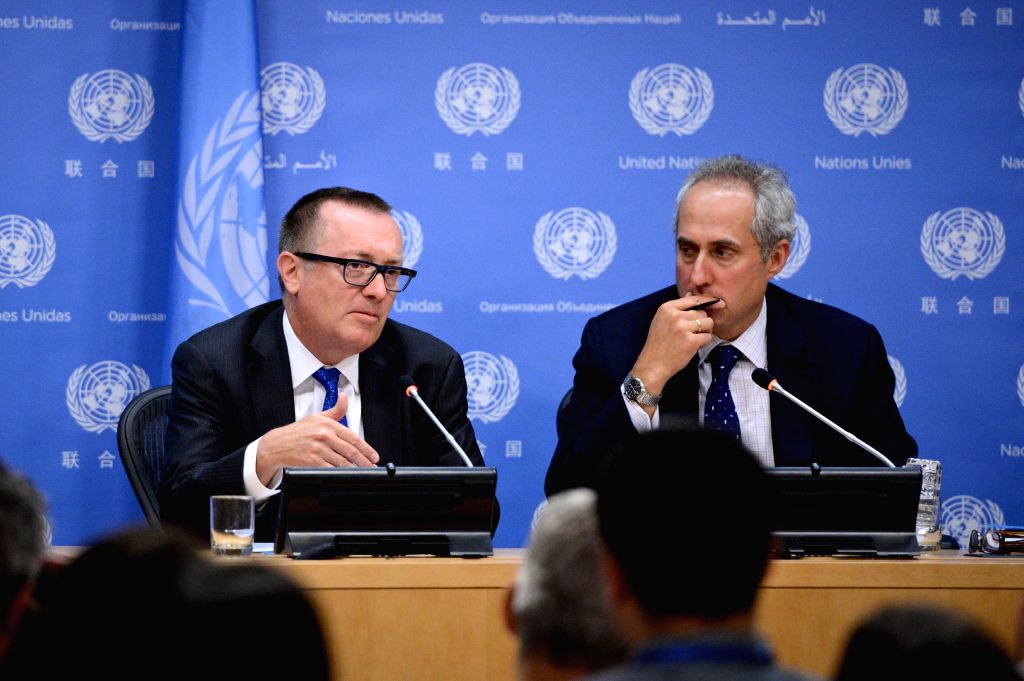 New York: Press briefing at the UN headquarters