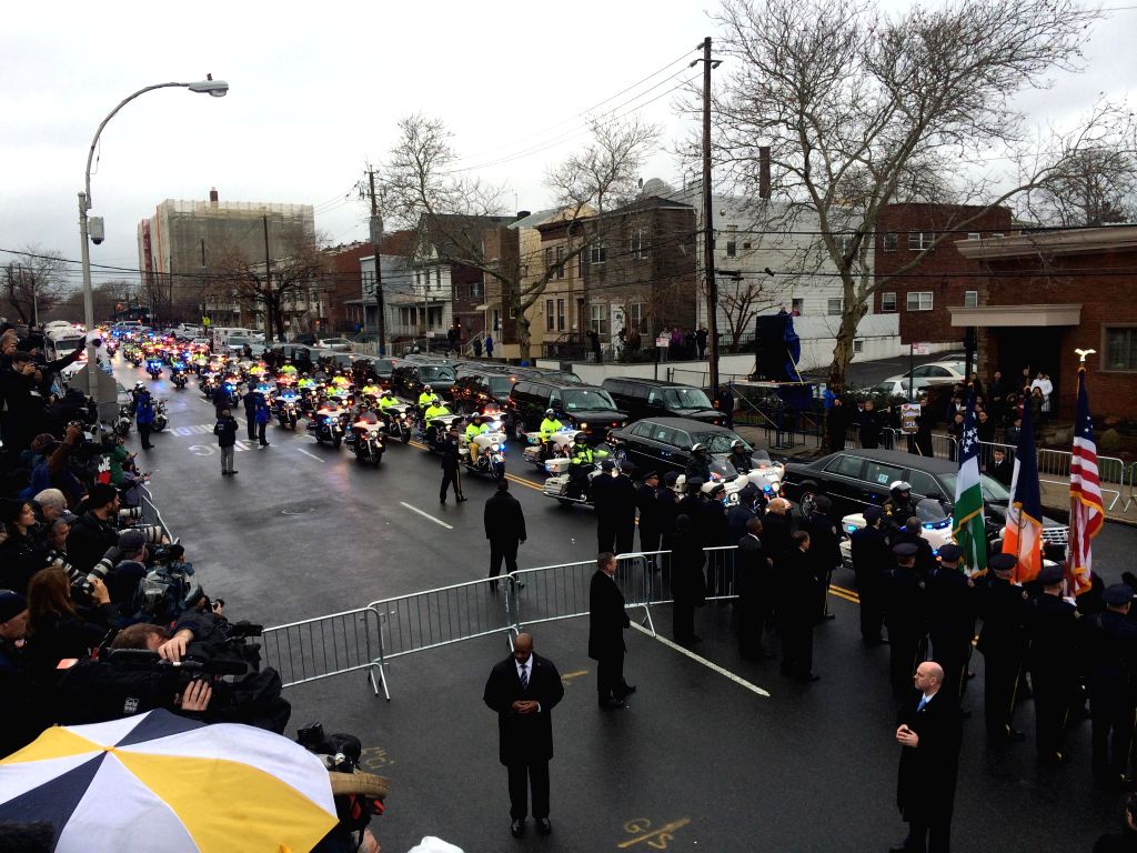 US-NEW YORK-POLICE OFFICER-LIU-FUNERAL