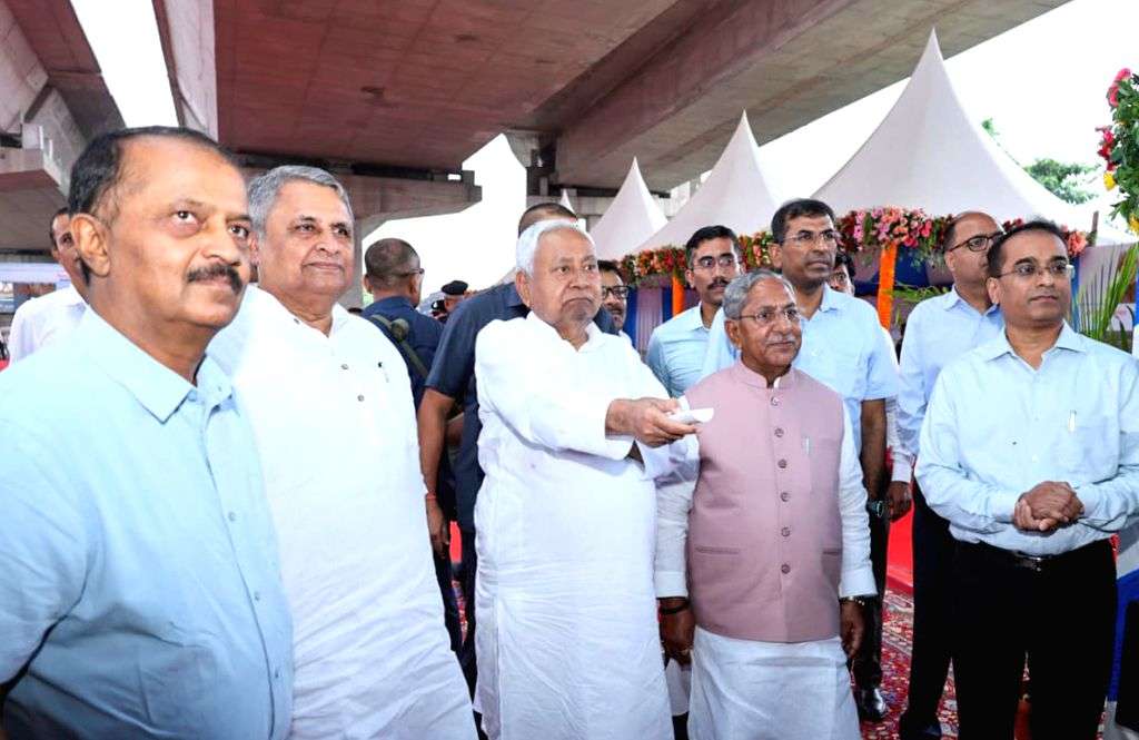 Nitish Kumar Lays Foundation for Development Projects