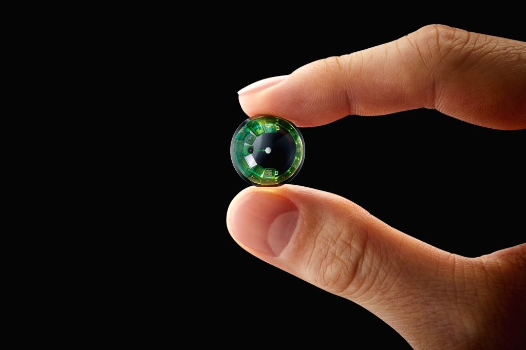 Computer Contacts Lens Novel AR-based smart contact lenses can be used as computer screen