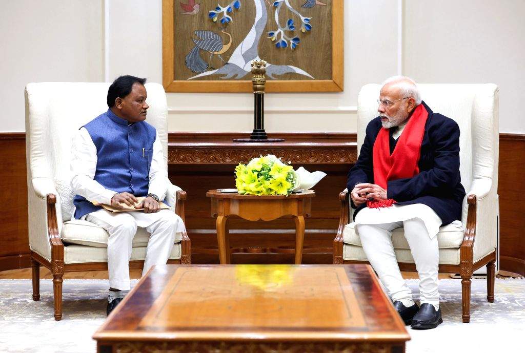 Odisha CM Mohan Charan Majhi calls on Prime Minister Narendra Modi