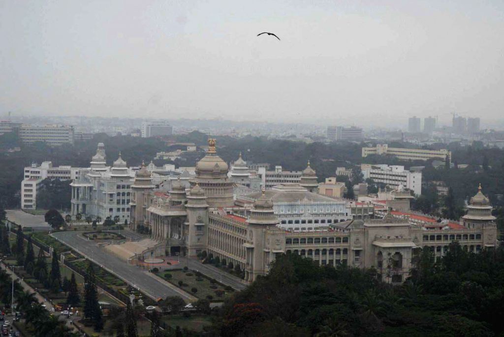 Panoramic View Of Vidhana Soudha The Bangalore State Legislature Panoramic View Of Vidhana Soudha The Bangalore State Legislature