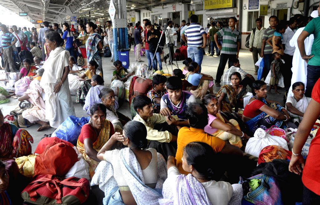 Passengers Stranded Trains Delayed