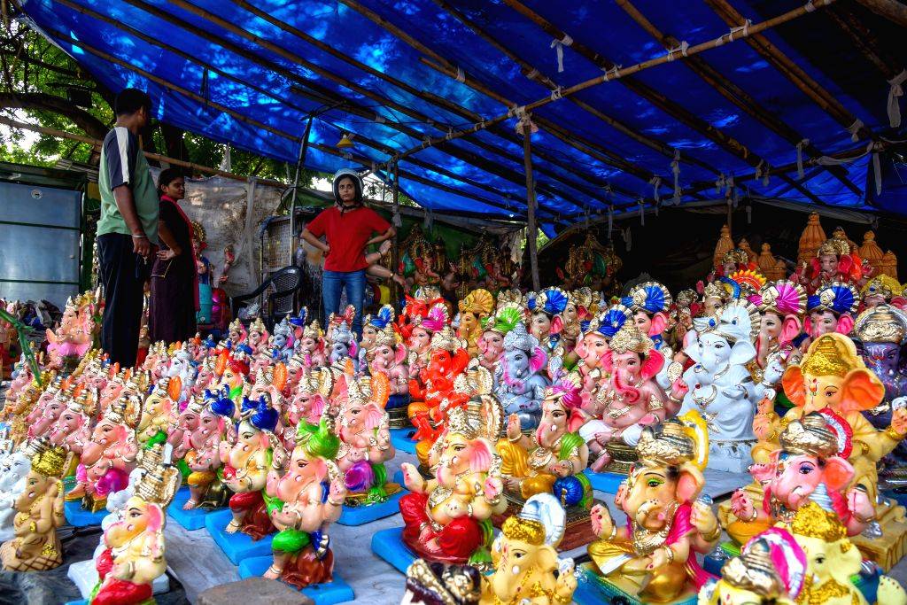 People Buy Ganesha Idols Ahead of Ganesh Chaturthi - Ganesh Chaturthi, Ganesha Idols, Devotees, Festival Preparations