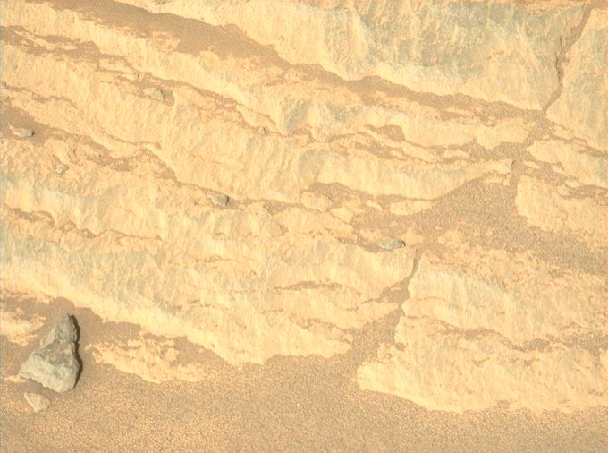 Free Photo: Perseverance new images from Mars show layered rocks