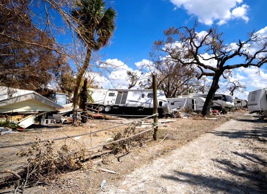 Florida :The aftermath of Hurricane Ian in Fort Myers