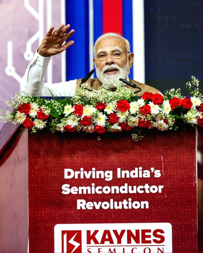PM Modi Inaugurates Kaynes Semicon Plant