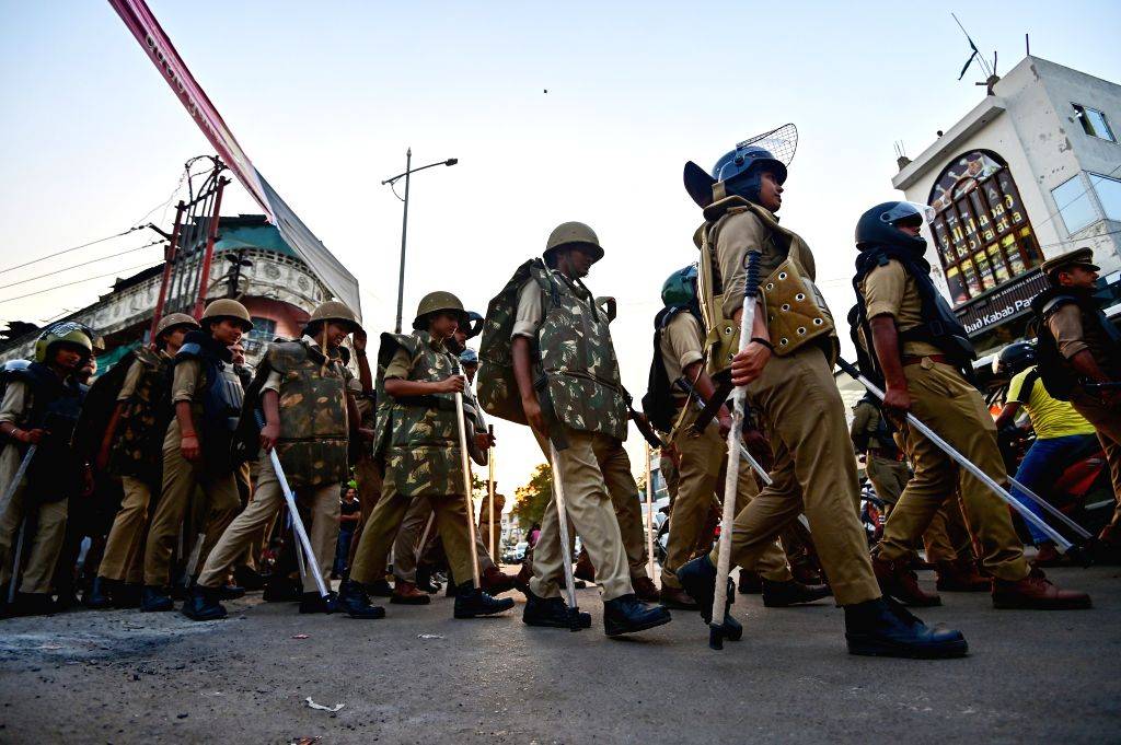 Police Conduct Flag March Ahead of Eid al-Adha