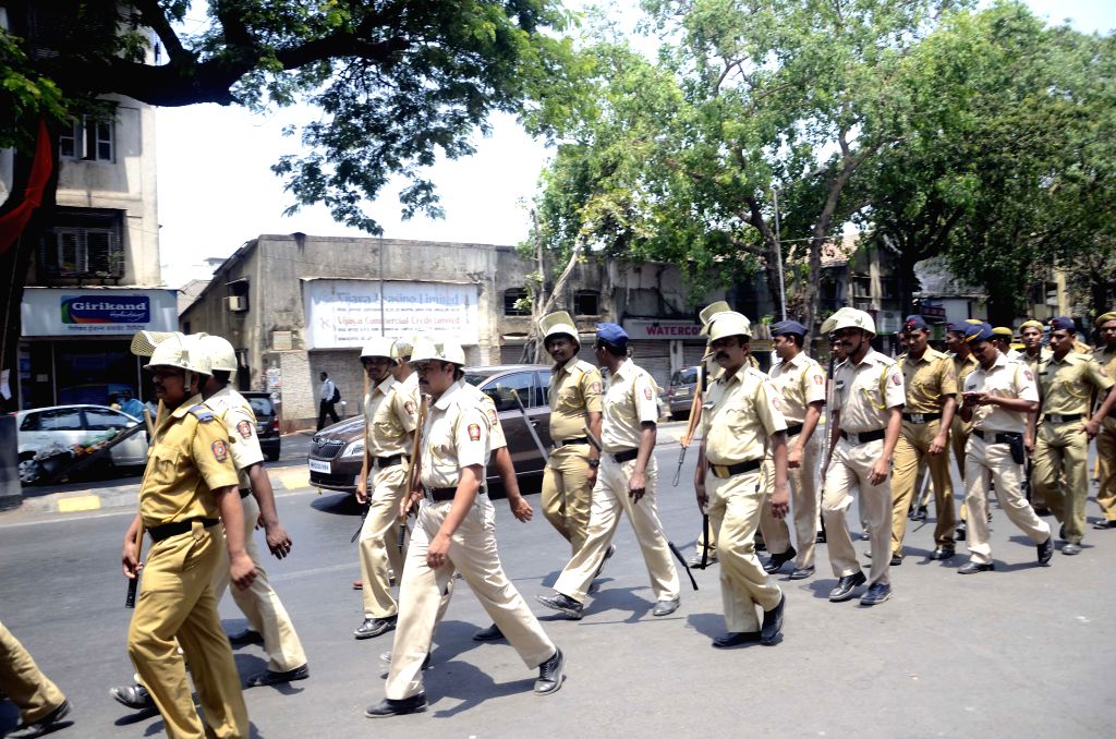 Flag March ahead of 2014 Lok Sabha Elections