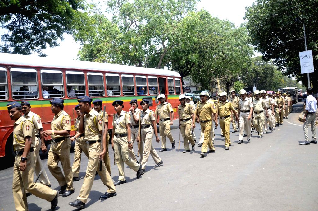 Flag March ahead of 2014 Lok Sabha Elections