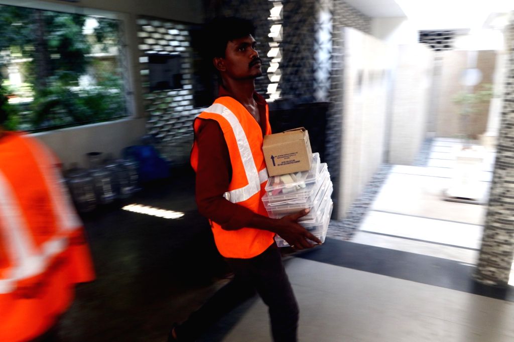 Poll Material 2019 Lok Sabha elections - Poll material being dispatched