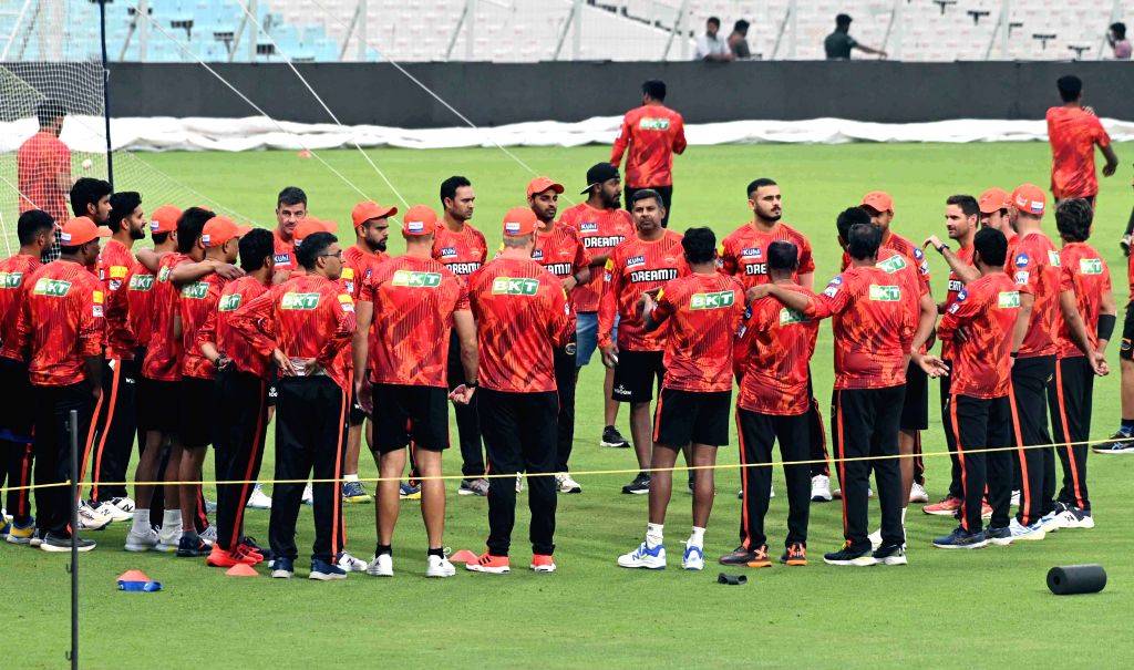 Ipl Practice Session Practice session ahead of IPL match between Sunrisers Hyderabad and ...
