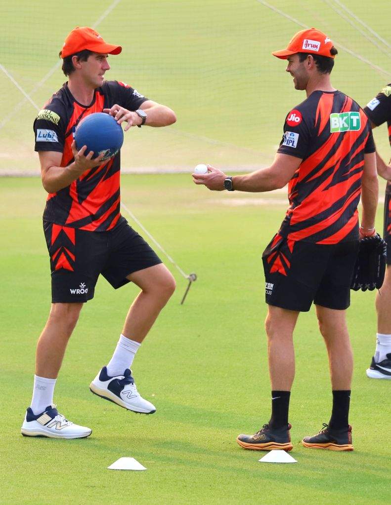 Ipl Practice Session Practice session ahead of the IPL match between SRH and KKR