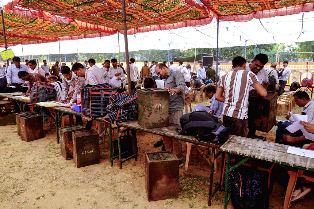 Poll Material Preps for Rajasthan Panchayat Polls 2nd Phase