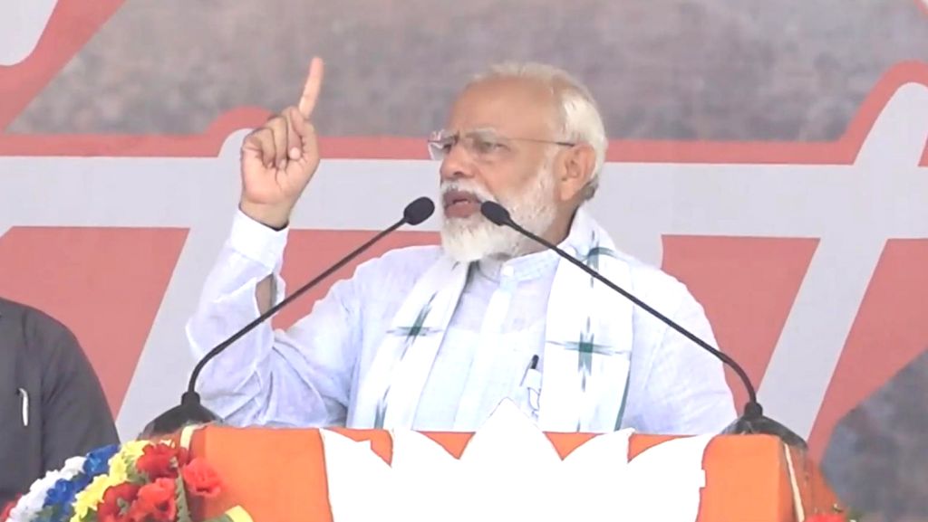 Modi Addressing Rally PM Modi at a public rally in West Bengal