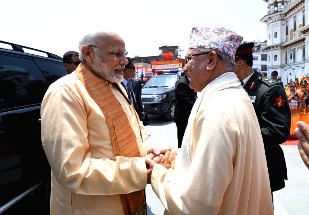 Janakpur (Nepal): Modi, KP Sharma Oli at Janaki Mandir