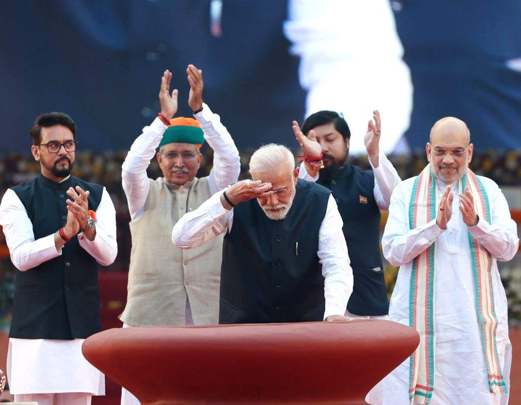 Prime Minister Narendra Modi during an event marking the culmination of ...