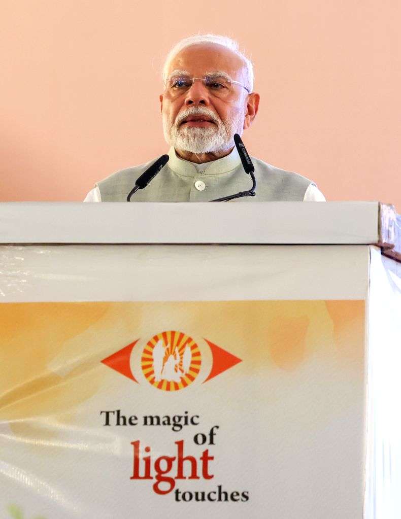Prime Minister Narendra Modi inaugurates RJ Sankara Eye Hospital