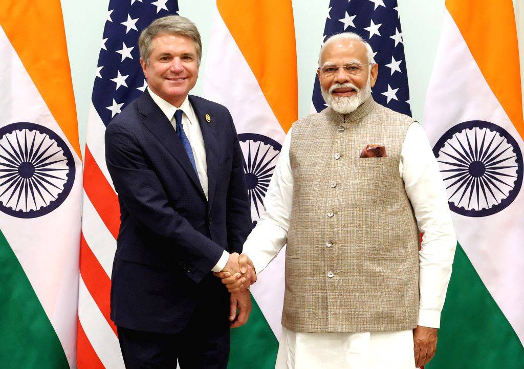 Prime Minister Narendra Modi meets with the bipartisan US Congressional ...