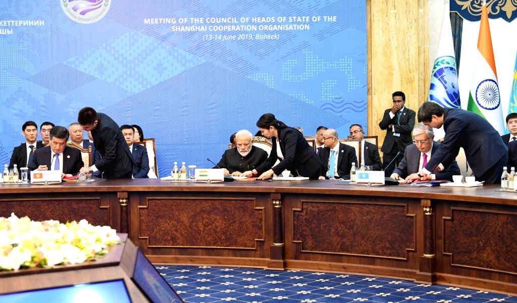 Bishkek (Kyrgyzstan): PM Modi signs documents at 2019 SCO Summit