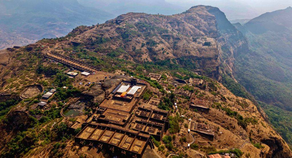 Raigad Aerial Glimpse Of Raigad Fort Raigad Aerial Glimpse Of Raigad Fort