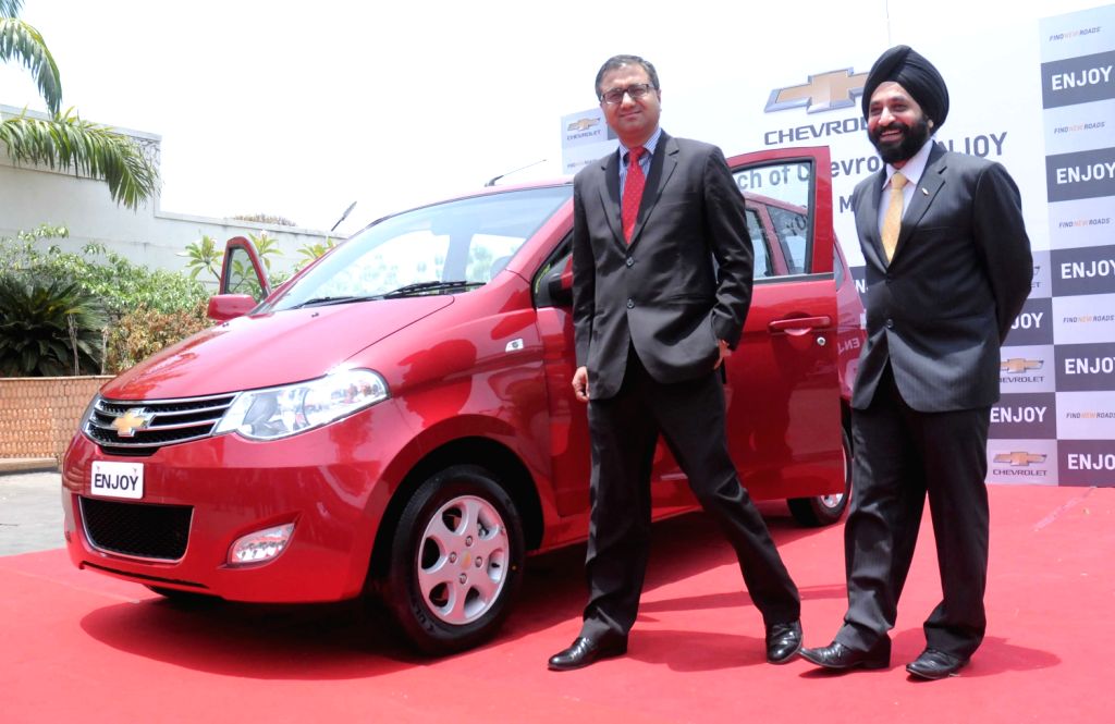 Launching new Chevrolet Enjoy Premium MPV Car in Hyderabad