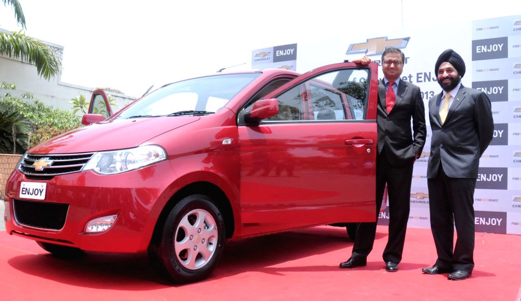 Launching new Chevrolet Enjoy Premium MPV Car in Hyderabad