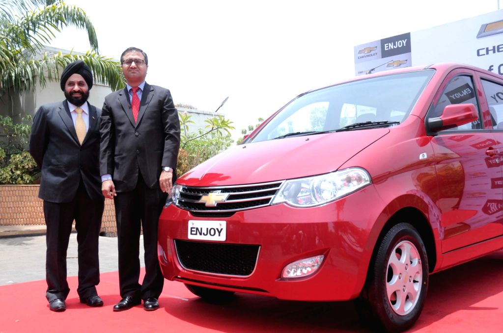 Launching new Chevrolet Enjoy Premium MPV Car in Hyderabad