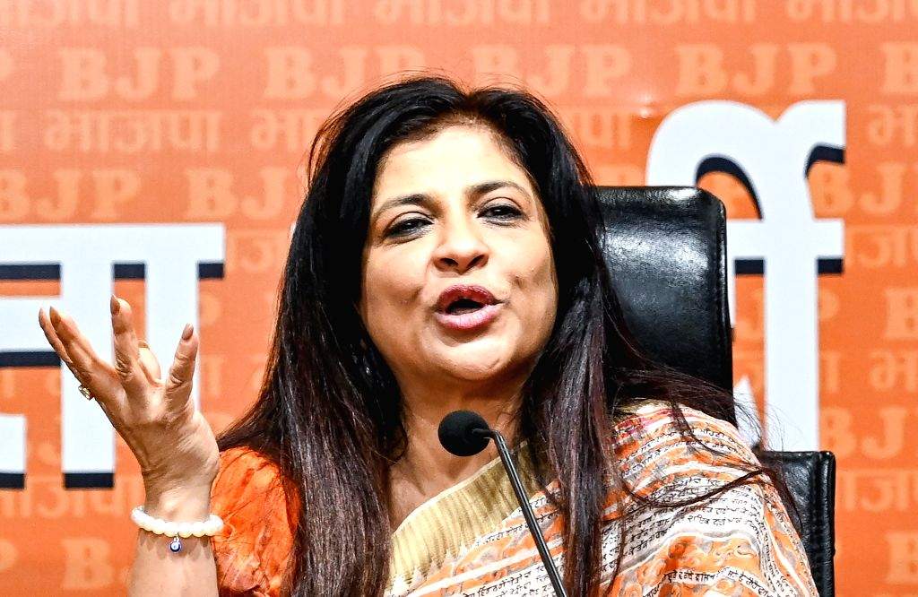 Raksha Khadse, Sazia Ilmi address media