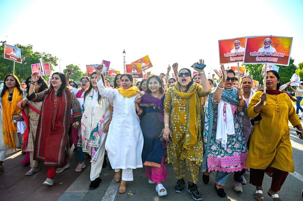 Rally in Support of Nari Shakti Vandan Adhiniyam