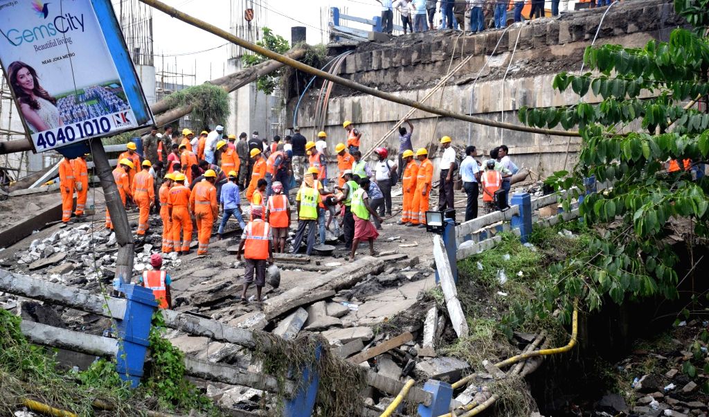 Kolkata bridge collapse - Rescue operations underway