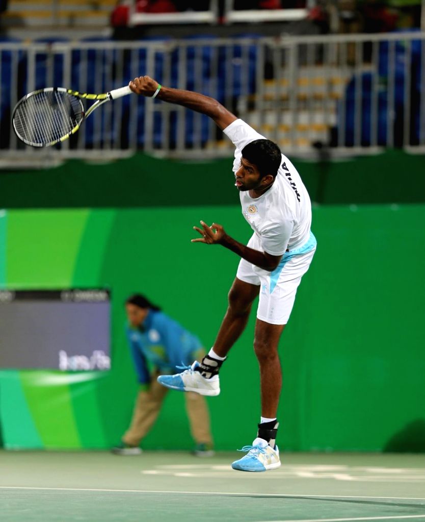 Roha Rio Rio de Janeiro: Sania Mirza and Rohan Bopanna in action