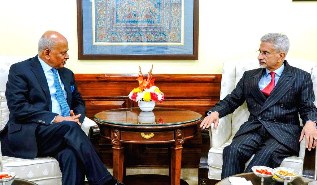 S. Jaishankar Meets Amb Sanjiv Ranjan of IORA