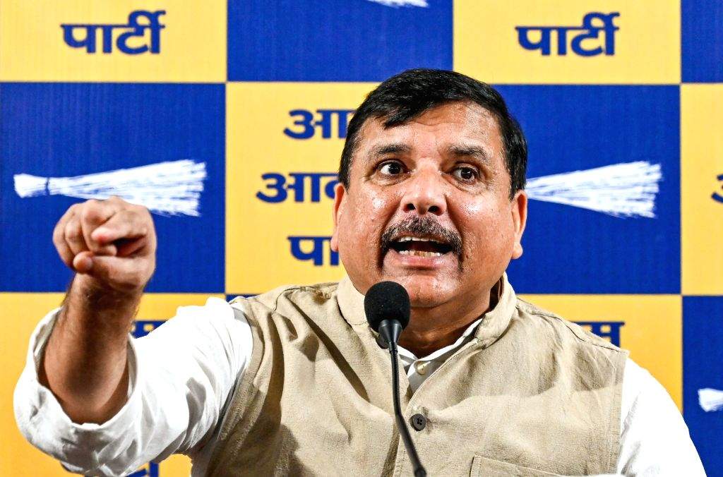 Sanjay Singh addresses press conference