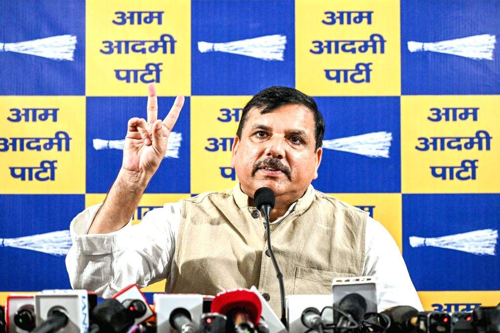 Sanjay Singh addresses press conference