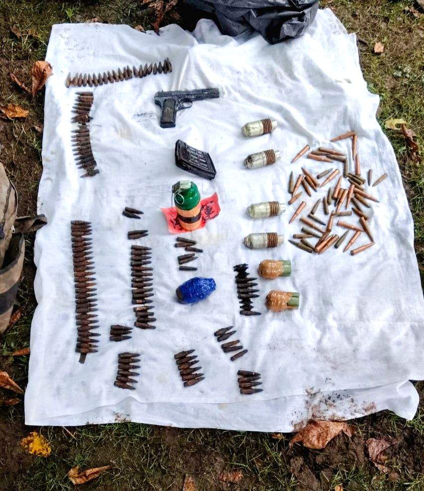 Security forces recover huge cache of arms in Kupwara