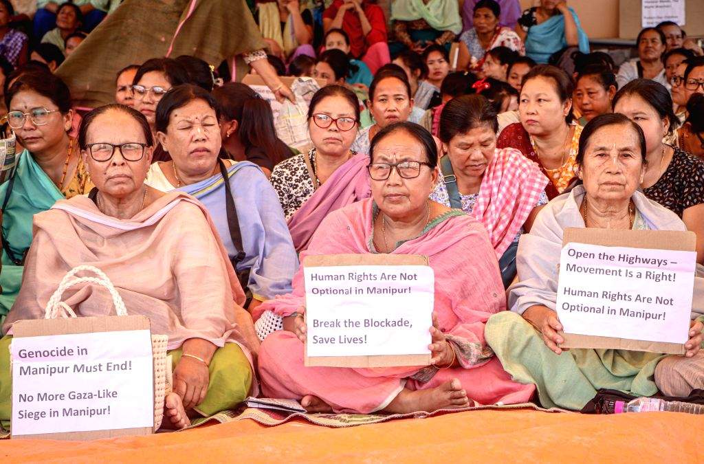 Sitting Inprotest Sit-in Protest for Free Highway Movement