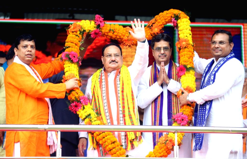 South Tripura: BJP National President JP Nadda and Tripura Chief ...