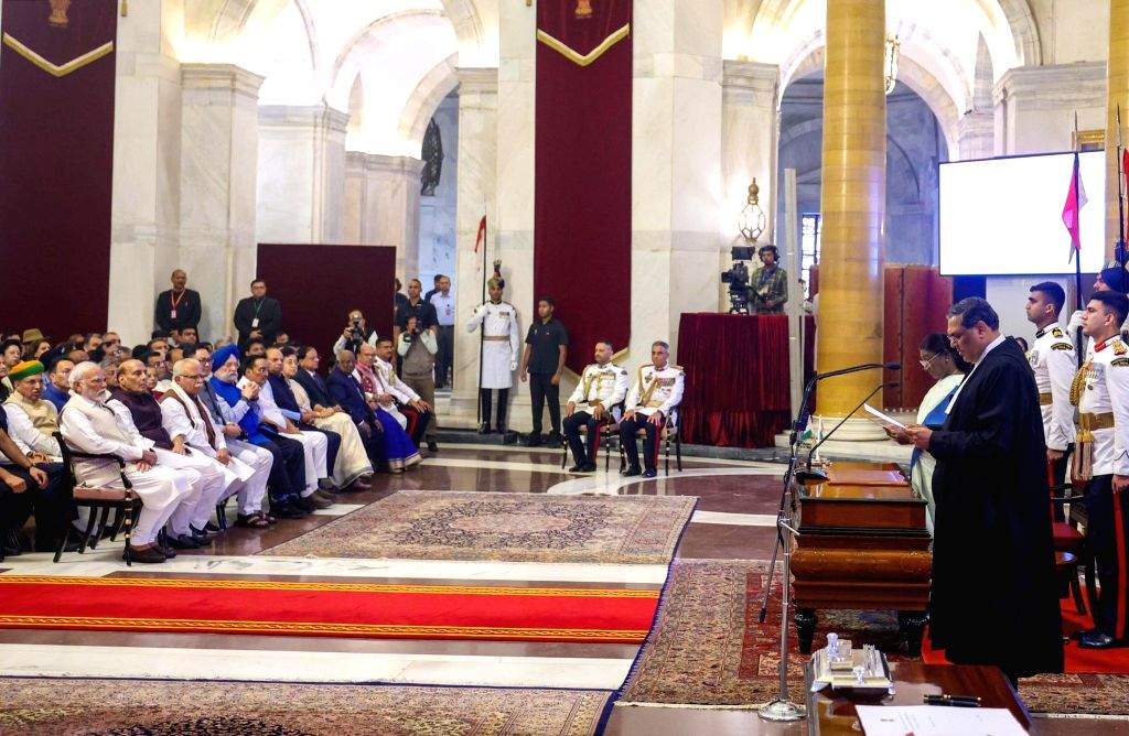 Swearing-in ceremony of Justice Sanjiv Khanna as the Chief Justice of India