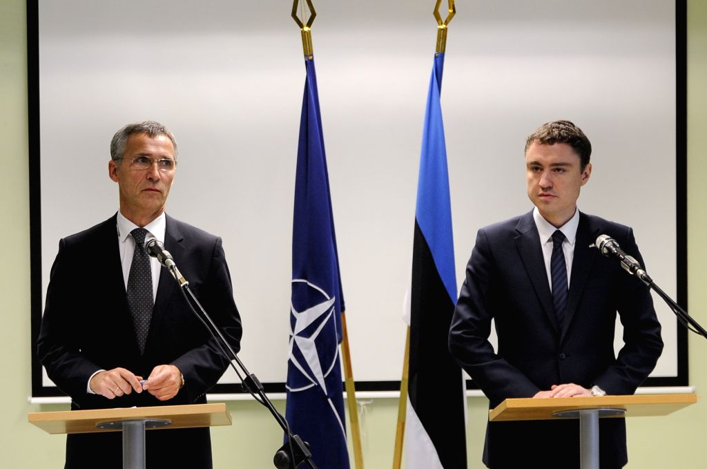 Tallinn (Estonia): NATO Secretary General Jens Stoltenberg arrived at ...