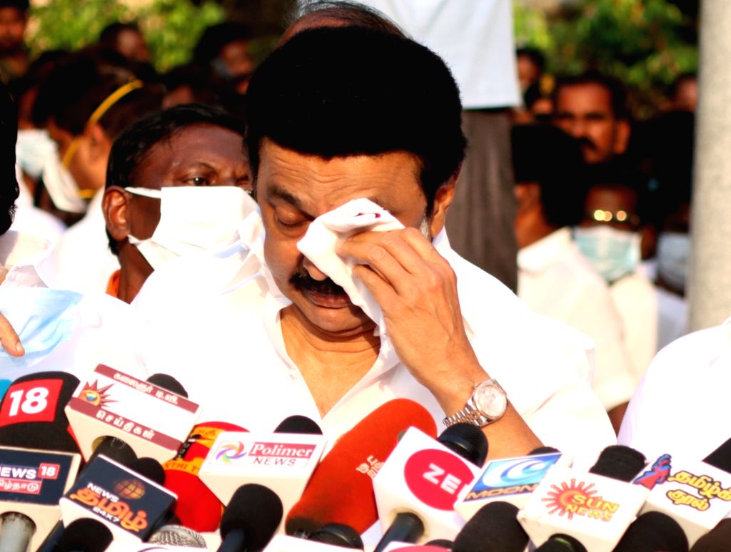 Tamil Nadu Chief Minister MK Stalin addressed media persons at ...