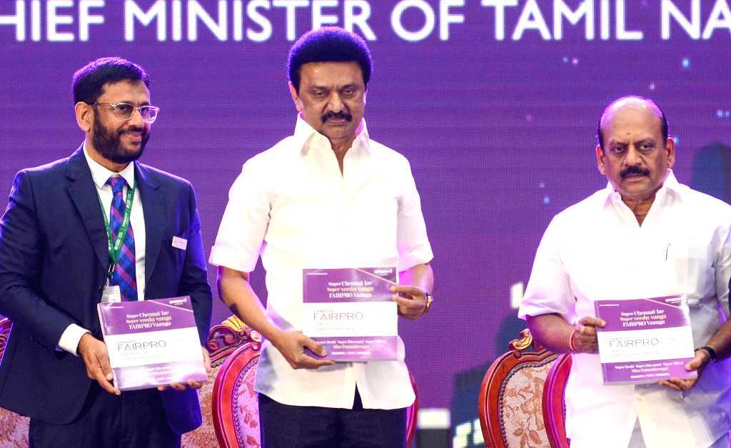 Tamil Nadu Chief Minister MK Stalin attends the inaugural ceremony of ...
