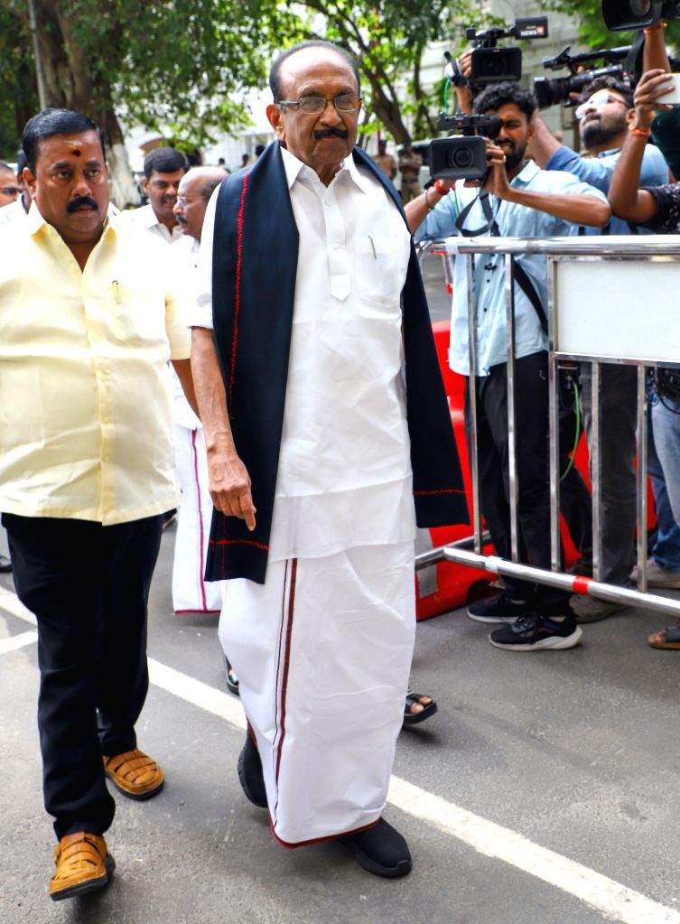 Tamil Nadu Chief Minister MK Stalin chairs an all-party meeting