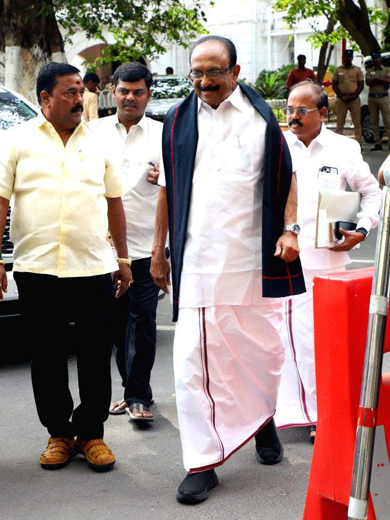 Tamil Nadu Chief Minister MK Stalin chairs an all-party meeting